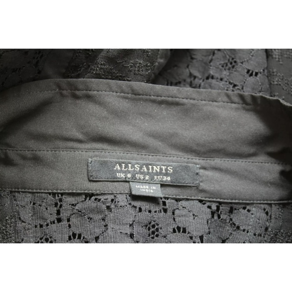 All Saints Dalliance Leela Lace Shirt - Picture 5 of 6